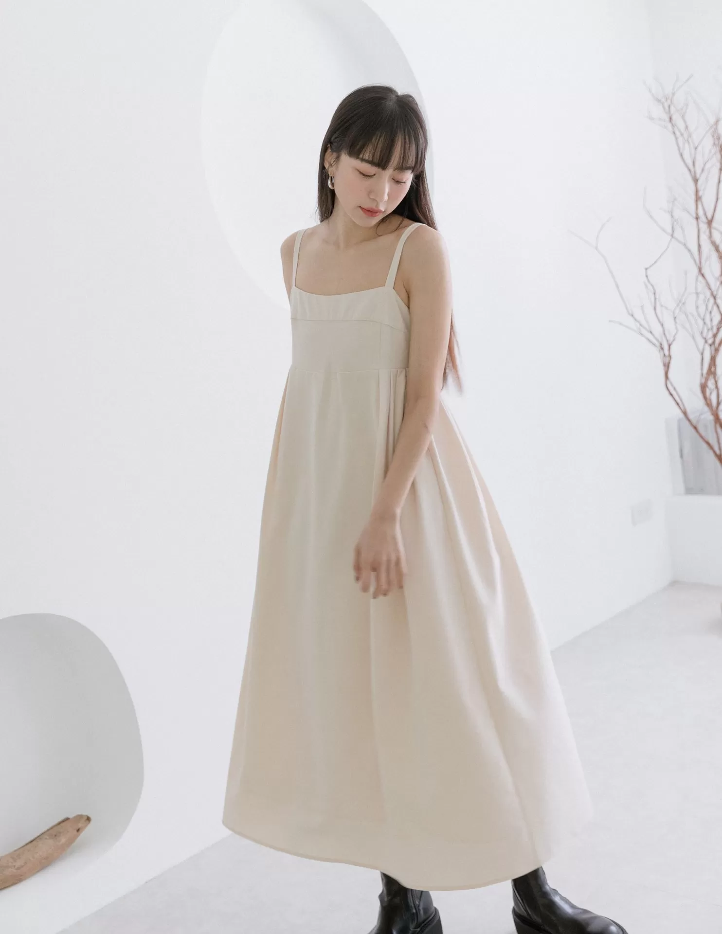 Zaira Dress in Cream